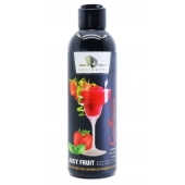 Интимный гель-смазка JUICY FRUIT с ароматом клубники - 200 мл. - БиоМед - купить с доставкой в Петропавловске-Камчатском