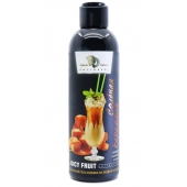 Интимный гель-смазка JUICY FRUIT с ароматом солёной карамели - 200 мл. - БиоМед - купить с доставкой в Петропавловске-Камчатском