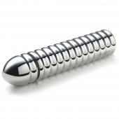 Рельефный фаллос для интенсивного электросекса Groovey George - 20 см. - MyStim - купить с доставкой в Петропавловске-Камчатском