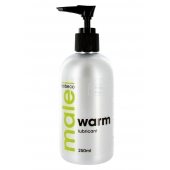 Лубрикант с согревающим эффектом MALE Cobeco Warm Lubricant - 250 мл. - Cobeco - купить с доставкой в Петропавловске-Камчатском