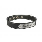 Чокер с белой строчкой Good Girl - Sitabella - купить с доставкой в Петропавловске-Камчатском