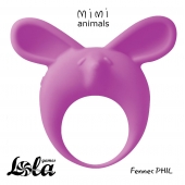 Фиолетовое эрекционное кольцо Fennec Phil - Lola Games - в Петропавловске-Камчатском купить с доставкой