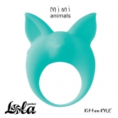 Зеленое эрекционное кольцо Kitten Kyle - Lola Games - в Петропавловске-Камчатском купить с доставкой