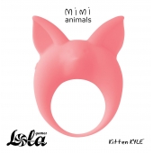 Оранжевое эрекционное кольцо Kitten Kyle - Lola Games - в Петропавловске-Камчатском купить с доставкой