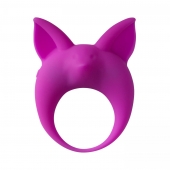 Фиолетовое эрекционное кольцо Kitten Kyle - Lola Games - в Петропавловске-Камчатском купить с доставкой