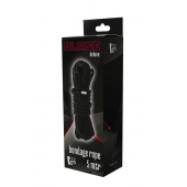 Черная веревка для шибари DELUXE BONDAGE ROPE - 5 м. - Dream Toys - купить с доставкой в Петропавловске-Камчатском