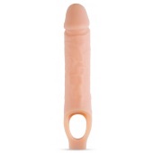 Телесный реалистичный фаллоудлинитель 10 Inch Silicone Cock Sheath Penis Extender - 25,4 см. - Blush Novelties - в Петропавловске-Камчатском купить с доставкой