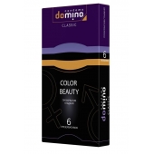 Разноцветные презервативы DOMINO Colour Beauty - 6 шт. - Domino - купить с доставкой в Петропавловске-Камчатском