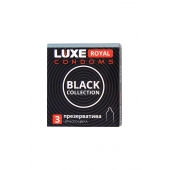 Черные презервативы LUXE Royal Black Collection - 3 шт. - Luxe - купить с доставкой в Петропавловске-Камчатском