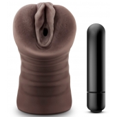 Коричневый мастурбатор-вагина Hot Chocolate Brianna - Blush Novelties - в Петропавловске-Камчатском купить с доставкой