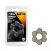 Дымчатое эрекционное кольцо Stay Hard Thick Bead Cock Ring - Blush Novelties - в Петропавловске-Камчатском купить с доставкой