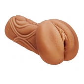 Кофейный мастурбатор-вагина Dumpling - Lola Games - в Петропавловске-Камчатском купить с доставкой