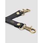 Черный фиксатор для манжет Bound to You Faux Leather Hogtie - Fifty Shades of Grey - купить с доставкой в Петропавловске-Камчатском