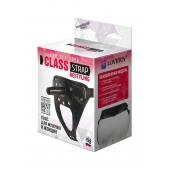 Черный пояс для насадок CLASS STRAP Restyling - LOVETOY (А-Полимер) - купить с доставкой в Петропавловске-Камчатском