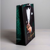 Бумажный пакет «Лучшему!» - 23 х 27 см. - Сима-Ленд - купить с доставкой в Петропавловске-Камчатском