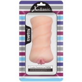 Телесный мастурбатор-вагина X-Basic Pocket Pussy без вибрации - Lovetoy - в Петропавловске-Камчатском купить с доставкой