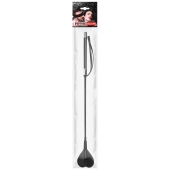 Черный стек с наконечником-сердечком - 54 см. - Notabu - купить с доставкой в Петропавловске-Камчатском