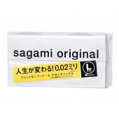 Презервативы Sagami Original 0.02 L-size увеличенного размера - 10 шт. - Sagami - купить с доставкой в Петропавловске-Камчатском