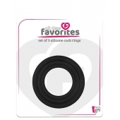 Набор из 3 эрекционных колец SILICONE COCKRINGS - Dream Toys - в Петропавловске-Камчатском купить с доставкой