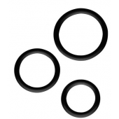 Набор из 3 эрекционных колец SILICONE COCKRINGS - Dream Toys - в Петропавловске-Камчатском купить с доставкой