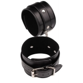 Черные оковы Classic Ankle Cuffs - Chisa - купить с доставкой в Петропавловске-Камчатском