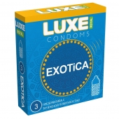 Текстурированные презервативы LUXE Royal Exotica - 3 шт. - Luxe - купить с доставкой в Петропавловске-Камчатском
