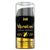 Жидкий интимный гель с эффектом вибрации Vibration! Vodka Energy - 15 мл. - INTT - купить с доставкой в Петропавловске-Камчатском