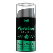 Жидкий интимный гель с эффектом вибрации Vibration! Ganjah - 15 мл. - INTT - купить с доставкой в Петропавловске-Камчатском