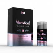 Жидкий интимный гель с эффектом вибрации Vibration! Bubble Gum - 15 мл. - INTT - купить с доставкой в Петропавловске-Камчатском