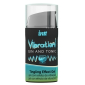 Жидкий интимный гель с эффектом вибрации Vibration! Gin   Tonic - 15 мл. - INTT - купить с доставкой в Петропавловске-Камчатском