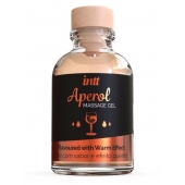 Массажный гель с согревающим эффектом Aperol - 30 мл. - INTT - купить с доставкой в Петропавловске-Камчатском