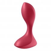 Красный вибромассажёр простаты Satisfyer Backdoor Lover - 14 см. - Satisfyer - в Петропавловске-Камчатском купить с доставкой