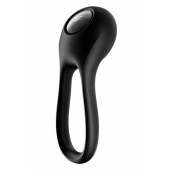 Черное эрекционное виброкольцо Majestic Duo - Satisfyer - в Петропавловске-Камчатском купить с доставкой