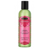 Массажное масло Naturals Strawberry Dreams с ароматом клубники - 59 мл. - Kama Sutra - купить с доставкой в Петропавловске-Камчатском
