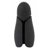 Черный силиконовый вибромастурбатор с нагревом Masturbator with 2 Functions - Orion - в Петропавловске-Камчатском купить с доставкой
