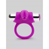 Лиловое виброкольцо с пультом ДУ Remote Control Cock Ring - Happy Rabbit - в Петропавловске-Камчатском купить с доставкой