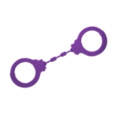 Фиолетовые силиконовые поножи Limitation - Lola Games - купить с доставкой в Петропавловске-Камчатском