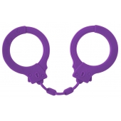 Фиолетовые силиконовые поножи Limitation - Lola Games - купить с доставкой в Петропавловске-Камчатском