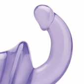 Фиолетовый безремневой страпон Strapless Strap-On - Lux Fetish - купить с доставкой в Петропавловске-Камчатском
