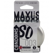 Экстремально тонкие презервативы в железном кейсе MAXUS Extreme Thin - 3 шт. - Maxus - купить с доставкой в Петропавловске-Камчатском