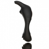 Черное эрекционное кольцо с двумя моторами Zeus Dual Vibe Cock Ring - FeelzToys - в Петропавловске-Камчатском купить с доставкой