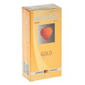 Презервативы Masculan Ultra Gold с золотым напылением и ароматом ванили - 10 шт. - Masculan - купить с доставкой в Петропавловске-Камчатском
