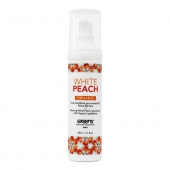 Разогревающее массажное масло Gourmet White Peach Organic с органическими ингредиентами - 50 мл. - Exsens - купить с доставкой в Петропавловске-Камчатском
