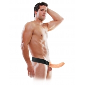 Полый страпон 8  Hollow Strap-On телесного цвета - 19 см. - Pipedream - купить с доставкой в Петропавловске-Камчатском