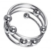 Большое металлическое кольцо под головку пениса - ToyFa - купить с доставкой в Петропавловске-Камчатском