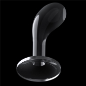 Прозрачный стимулятор простаты Flawless Clear Prostate Plug - 15 см. - Lovetoy - в Петропавловске-Камчатском купить с доставкой