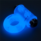 Голубое, светящееся в темноте эрекционное виброкольцо Lumino Play Vibrating Penis Ring - Lovetoy - в Петропавловске-Камчатском купить с доставкой