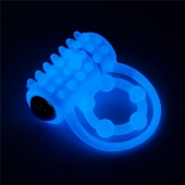 Голубое, светящееся в темноте виброкольцо Lumino Play Vibrating Penis Ring - Lovetoy - в Петропавловске-Камчатском купить с доставкой