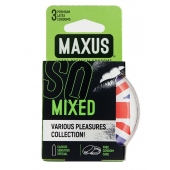 Презервативы в пластиковом кейсе MAXUS AIR Mixed - 3 шт. - Maxus - купить с доставкой в Петропавловске-Камчатском