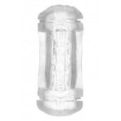 Прозрачный двусторонний мастурбатор Sophia - вагина и анус - Dream Toys - в Петропавловске-Камчатском купить с доставкой